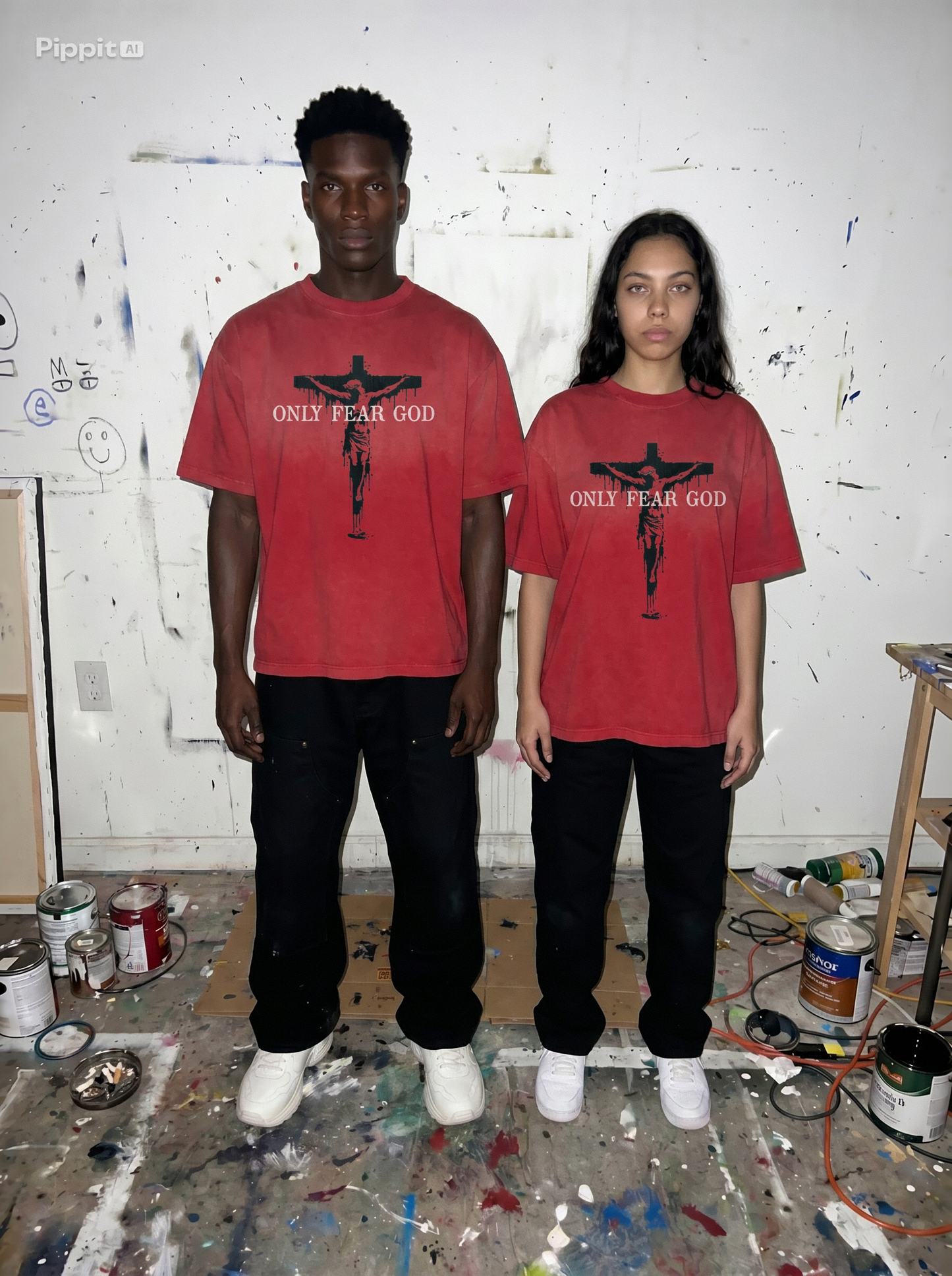 ONLY FEAR GOD OVERSIZED T-SHIRT